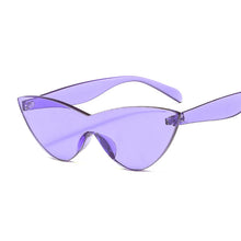 Carica l'immagine nel visualizzatore di Gallery, Occhiali da sole Cat Eye Donna Vintage Specchio in plastica Occhiali da sole rossi Vintage Donna Oculos De Sol Feminino UV400 
