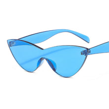 Carica l'immagine nel visualizzatore di Gallery, Occhiali da sole Cat Eye Donna Vintage Specchio in plastica Occhiali da sole rossi Vintage Donna Oculos De Sol Feminino UV400 