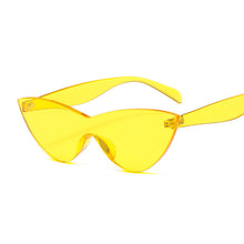 Carica l'immagine nel visualizzatore di Gallery, Occhiali da sole Cat Eye Donna Vintage Specchio in plastica Occhiali da sole rossi Vintage Donna Oculos De Sol Feminino UV400 
