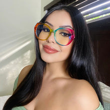 Load image into Gallery viewer, Cat Eye Full Frame Color Leopard  Designer Glasses UV400 Prescription Glasses Unisex Computer Glasses