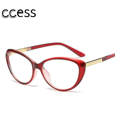 Cat Eye Occhiali Cornice Vetri Ottici Retro Occhiali Da Vista Donne UV400 Montature per occhiali Oculos De Sol Feminino Okulary 