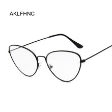 Load image into Gallery viewer, Cat Eye Glasses Frame Women 2022  Clear Glasses Lens Myopia Optical Glasses Frame Oculos Feminino