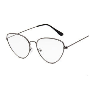 Cat Eye Glasses Frame Women 2022  Clear Glasses Lens Myopia Optical Glasses Frame Oculos Feminino