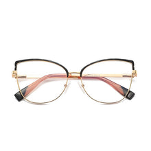 Load image into Gallery viewer, Cat Eye Glasses Frame Women Optical Prescription Anti Blue Eyeglass Light Ladies Myopia Color Matching Computer  Eyewear