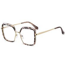Carica l&#39;immagine nel visualizzatore di Gallery, Cat Eye Montature per occhiali Anti Luce Blu Occhiali da vista Occhiali trasparenti TR90 Donna Occhiali da vista retrò Donna Occhiali falsi Miopia F