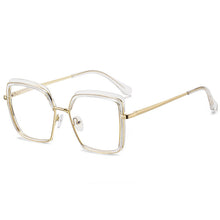 Carica l&#39;immagine nel visualizzatore di Gallery, Cat Eye Montature per occhiali Anti Luce Blu Occhiali da vista Occhiali trasparenti TR90 Donna Occhiali da vista retrò Donna Occhiali falsi Miopia F