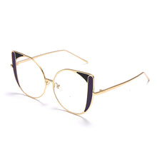 Carica l&#39;immagine nel visualizzatore di Gallery, Cat Eye Glasses Frames Men Women Optical Glass Vintage Clear Glasses  Transparent Lens Spectacle Frames Prescription Unisex