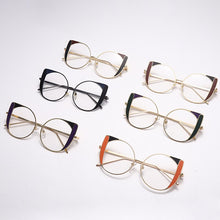 Load image into Gallery viewer, Cat Eye Glasses Frames Men Women Optical Glass Vintage Clear Glasses  Transparent Lens Spectacle Frames Prescription Unisex
