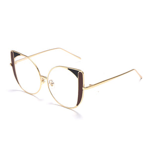 Cat Eye Glasses Frames Men Women Optical Glass Vintage Clear Glasses  Transparent Lens Spectacle Frames Prescription Unisex