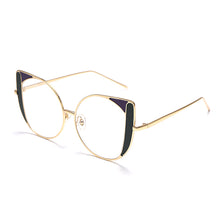 Carica l&#39;immagine nel visualizzatore di Gallery, Cat Eye Glasses Frames Men Women Optical Glass Vintage Clear Glasses  Transparent Lens Spectacle Frames Prescription Unisex