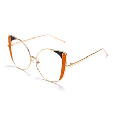 Carica l&#39;immagine nel visualizzatore di Gallery, Cat Eye Glasses Frames Men Women Optical Glass Vintage Clear Glasses  Transparent Lens Spectacle Frames Prescription Unisex