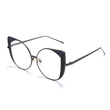Carica l&#39;immagine nel visualizzatore di Gallery, Cat Eye Glasses Frames Men Women Optical Glass Vintage Clear Glasses  Transparent Lens Spectacle Frames Prescription Unisex