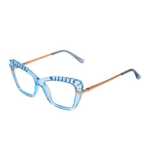 Carica l&#39;immagine nel visualizzatore di Gallery, Cat Eye Glasses Frames Women Anti Blue Light Optical Computer Glasses Oculos De Grau Feminino Armacao