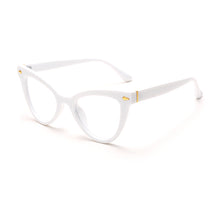Carica l&#39;immagine nel visualizzatore di Gallery, Cat Eye Glasses Frames Women Clear Lens Glasses Prescription Spectacle Frames Unisex Ladies Eyewear