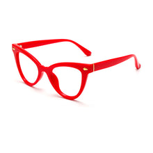 Carica l&#39;immagine nel visualizzatore di Gallery, Cat Eye Glasses Frames Women Clear Lens Glasses Prescription Spectacle Frames Unisex Ladies Eyewear