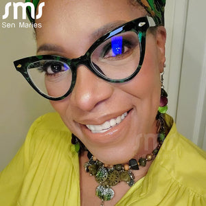 Cat Eye Glasses Frames Women Clear Lens Glasses Prescription Spectacle Frames Unisex Ladies Eyewear