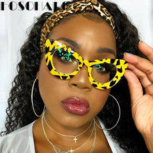 Load image into Gallery viewer, Cat Eye Glasses Optical Frames Prescription Glasses Computer Anti Blue Light Glass Women Men Spectacle Clear Lens Eyeglasses