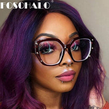 Load image into Gallery viewer, Cat Eye Glasses Optical Frames Prescription Glasses Frame Women Men Eyewear Spectacle Transpaernt Clear Lens Eyeglasses