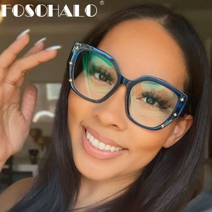 Cat Eye Glasses Optical Frames Prescription Glasses Frame Women Men Eyewear Spectacle Transpaernt Clear Lens Eyeglasses