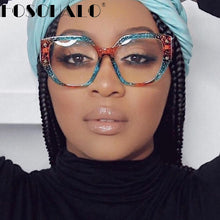 Load image into Gallery viewer, Cat Eye Glasses Optical Frames Prescription Glasses Frame Women Men Eyewear Spectacle Transpaernt Clear Lens Eyeglasses