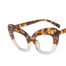 Load image into Gallery viewer, Cat Eye Leopard Frame Marble Large Frame  Designer Glasses UV400 Prescription Glasses Glasses For Women