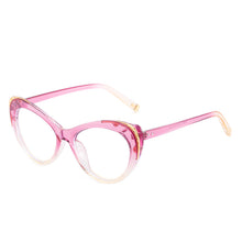 Carica l'immagine nel visualizzatore di Gallery, Occhiali Cat Eye Leopard con sfumatura blu che bloccano la luce Occhiali firmati estivi UV400 Oculos De Grau Feminino