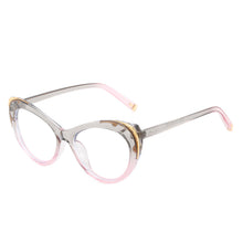 Carica l'immagine nel visualizzatore di Gallery, Occhiali Cat Eye Leopard con sfumatura blu che bloccano la luce Occhiali firmati estivi UV400 Oculos De Grau Feminino
