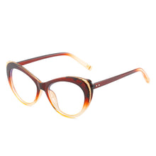 Carica l'immagine nel visualizzatore di Gallery, Occhiali Cat Eye Leopard con sfumatura blu che bloccano la luce Occhiali firmati estivi UV400 Oculos De Grau Feminino