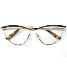 Load image into Gallery viewer, Cat Eye Metal Optical Prescription Glasses Frames For Women Fashion Ladies Fake Glasses Without Diopter Myopia Female Eyeglasses