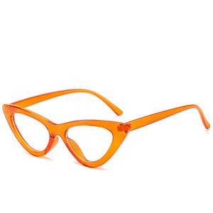 Cat Eye Myopia Clear Glasses Frame Women Designer Eyeglasses For Sight Optical Frames Black Red Pink Nerd Glasses Oculos De Grau