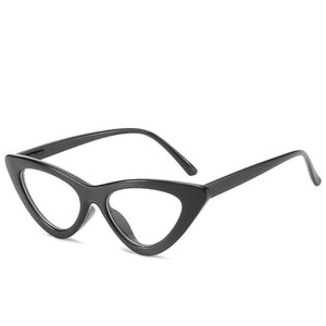 Cat Eye Myopia Clear Glasses Frame Women Designer Eyeglasses For Sight Optical Frames Black Red Pink Nerd Glasses Oculos De Grau