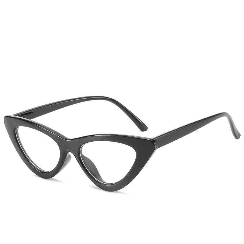 Cat Eye Myopia Clear Glasses Frame Women Designer Eyeglasses For Sight Optical Frames Black Red Pink Nerd Glasses Oculos De Grau