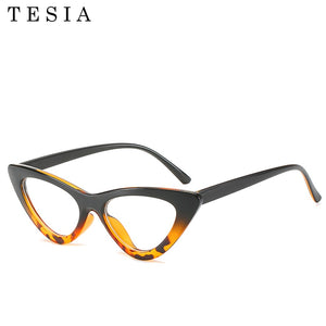 Cat Eye Myopia Clear Glasses Frame Women Designer Eyeglasses For Sight Optical Frames Black Red Pink Nerd Glasses Oculos De Grau
