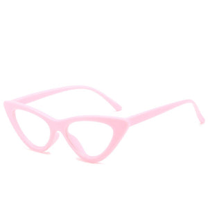 Cat Eye Myopia Clear Glasses Frame Women Designer Eyeglasses For Sight Optical Frames Black Red Pink Nerd Glasses Oculos De Grau