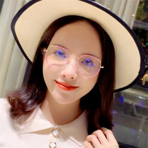 Cat Eye Myopia Glasses With Degree Women Metal Frame PC Lens Nearsighted Glasses Female 0 -0.5 -1.0 -1.5 -2.0 -2.5 -3.0 To -6.0