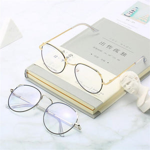 Cat Eye Myopia Glasses With Degree Women Metal Frame PC Lens Nearsighted Glasses Female 0 -0.5 -1.0 -1.5 -2.0 -2.5 -3.0 To -6.0