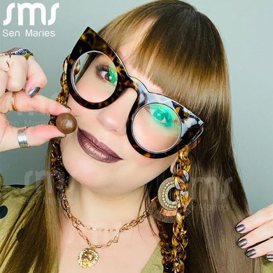 Cat Eye Miopia Occhiali da vista Donna Uomo Occhiali trasparenti Occhiali da vista Montatura per occhiali con lenti trasparenti Montatura per occhiali unisex