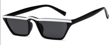 Load image into Gallery viewer, Cat Eye Narrow Glasses Women Brand Designer White Sun Glasses Small Shades Sexy 2023 Retro Sunglasses Ladies Black Cat UV400