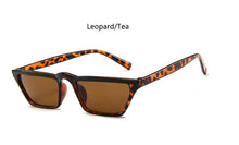 Load image into Gallery viewer, Cat Eye Narrow Glasses Women Brand Designer White Sun Glasses Small Shades Sexy 2023 Retro Sunglasses Ladies Black Cat UV400