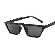Load image into Gallery viewer, Cat Eye Narrow Glasses Women Brand Designer White Sun Glasses Small Shades Sexy 2023 Retro Sunglasses Ladies Black Cat UV400