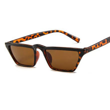Load image into Gallery viewer, Cat Eye Narrow Glasses Women Brand Designer White Sun Glasses Small Shades Sexy 2023 Retro Sunglasses Ladies Black Cat UV400