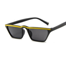 Load image into Gallery viewer, Cat Eye Narrow Glasses Women Brand Designer White Sun Glasses Small Shades Sexy 2023 Retro Sunglasses Ladies Black Cat UV400