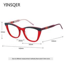 Load image into Gallery viewer, Cat Eye Optical Eyewear For Women Prescription Glasses Acetate Women&#39;s Computer Eyeglasses With Frame Female Grade Glasses Brand