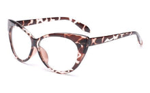 Load image into Gallery viewer, Cat Eye Optical Frames vintage eyeglasses Transparent Computer Glasses Fashion Brand Woman Leopard Spectacles Clear Lens Glasses