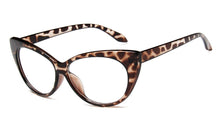 Load image into Gallery viewer, Cat Eye Optical Frames vintage eyeglasses Transparent Computer Glasses Brand Woman Leopard Spectacles Clear Lens Glasses