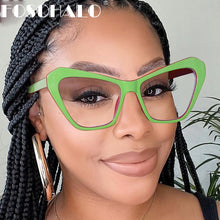 Load image into Gallery viewer, Cat Eye Optical Glasses Anti-blue Light Blocking Glasses Women Men Clear Eyeglasses Frame Transparent Lens Spectacle Unisex