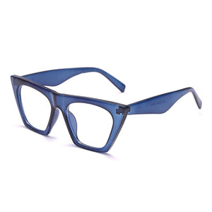Cat Eye Optical Glasses Women Men Anti Blue Light Blocking Glasses Frame Prescription Spectacle Frames TR Computer Shades Unisex