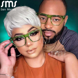 Cat Eye Optical Glasses Women Men Anti Blue Light Blocking Glasses Frame Prescription Spectacle Frames TR Computer Shades Unisex