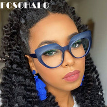 Load image into Gallery viewer, Cat Eye Optical Glasses Women Men Vintage Clear Glasses Eyeglasses Frame Transparent Lens Spectacle Frame Prescription Unisex