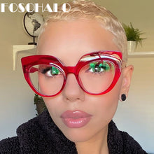 Load image into Gallery viewer, Cat Eye Optical Glasses Women Men Vintage Clear Glasses Eyeglasses Frame Transparent Lens Spectacle Frame Prescription Unisex